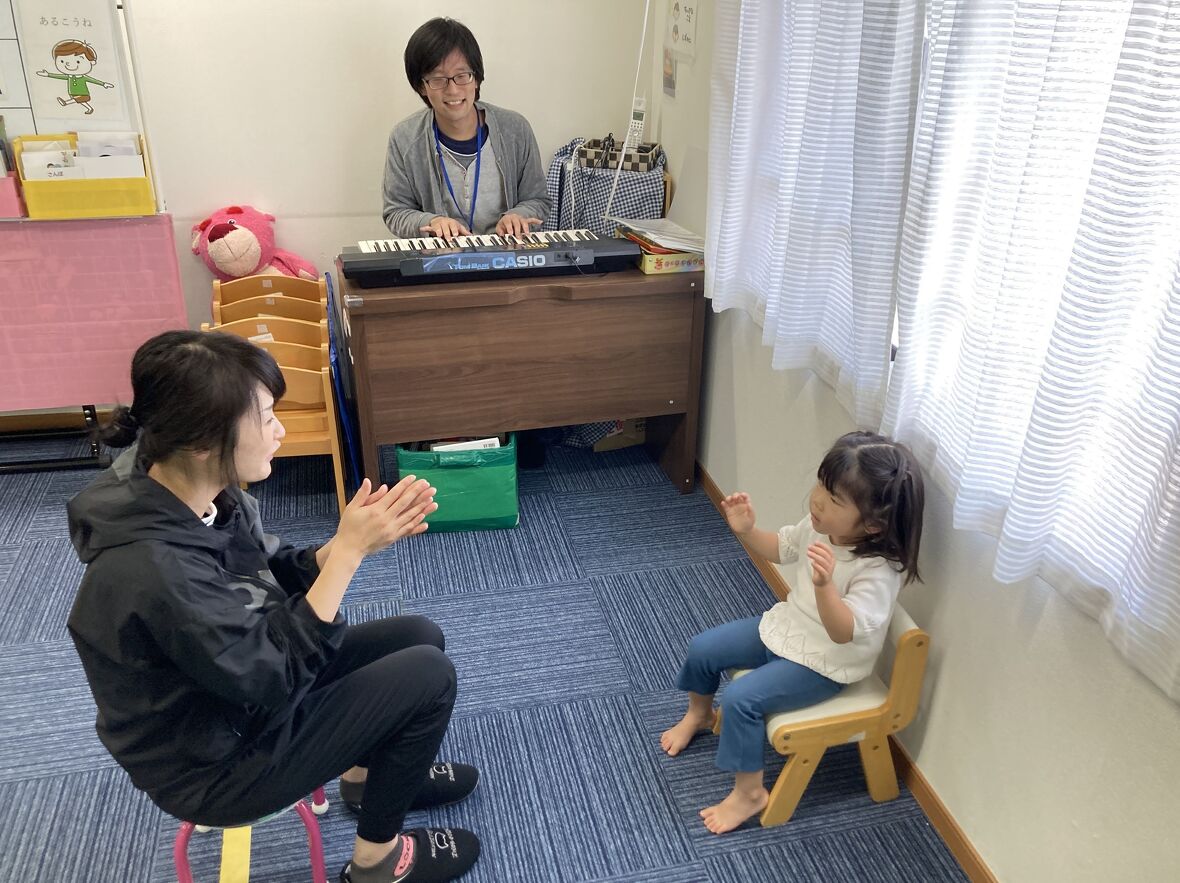 準備運動の手遊び♩